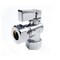 Thrifco Plumbing 5/8 Inch Comp x 1/2 Inch Slip Joint Quarter Turn Brass Angle Stop Valve 4406464 - alternate 1
